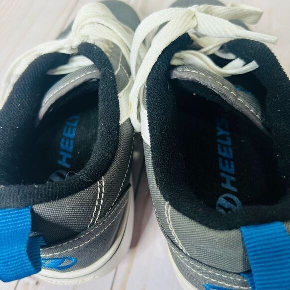 Heels Gray Skate Sneakers Youth Size 6 - Picture 7 of 9